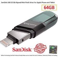 Sandisk IXpand Flash Drive Flip 3.0 Iphone OTG USB For Iphones, Ipads & Iphones